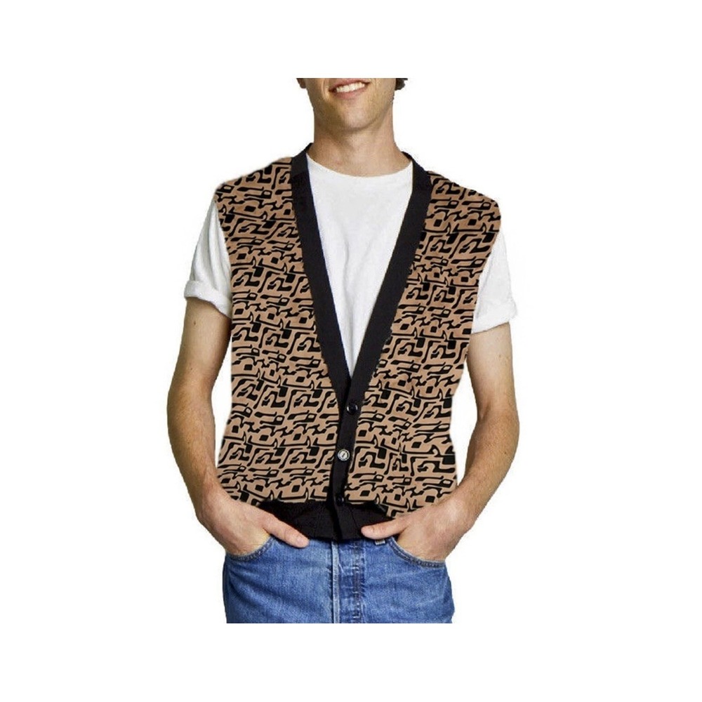 Unisex 80's Ferris Bueller's Day Off Replica Halloween Cosplay Sweater Vest